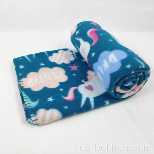 Direct Selling Sublimation billige Fleece -Decken in der löschenden Baby -Fleece -Rolldecke